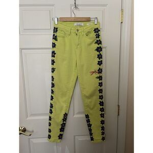 Judy Blue Slim Fit 0/24 Stretch Denim Jeans Handpainted
